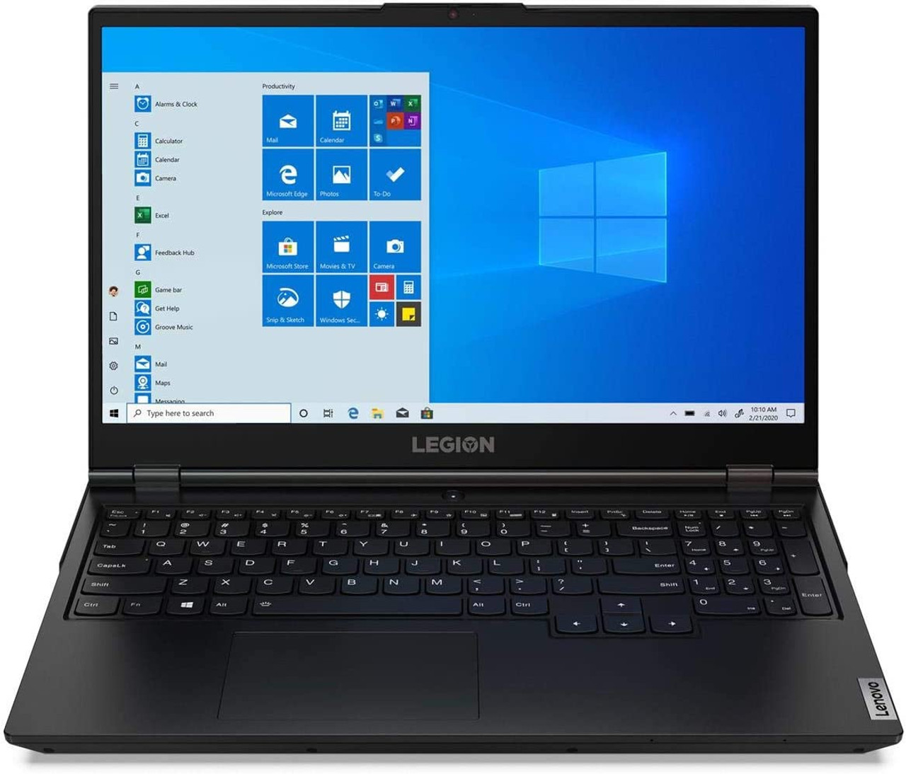 Foto 2 pulgar | Laptop Lenovo 82AU00BTUS Negro 15.6'' Intel Core I7 10750h 8gb Ram 512gb SSD Nvidia Geforce GTX 1650