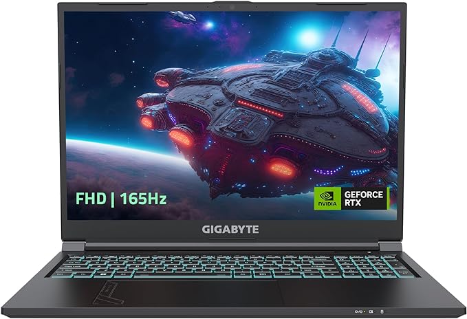 Gigabyte G6 Kf: 16'' Fhd 1920x1200 165hz - Gpu Para Portátil Nvidia Geforce Rtx 4060 - Intel Core I7-13620h, Negro $68,209