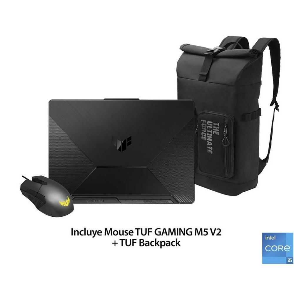 Foto 3 pulgar | Laptop ASUS TUF Gaming F15 15.6" FHD, Intel Core i5-11400H, 8GB RAM, 512GB SSD, NVIDIA RTX 2050, Windows 11 Home, Negro