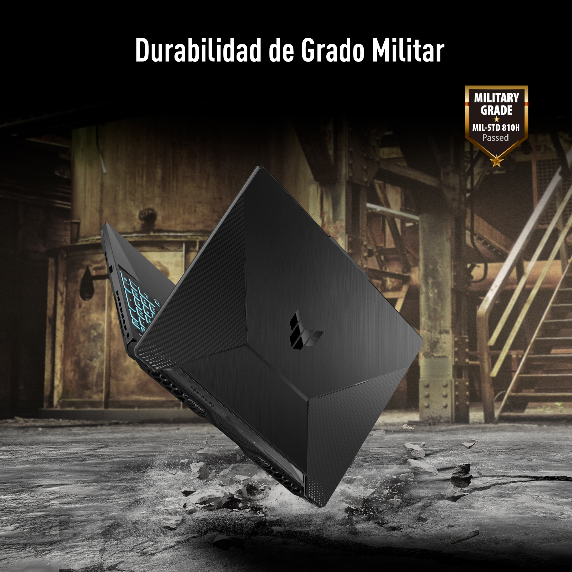 Foto 7 | Laptop Asus Tuf Gaming A15  Amd Ryzen 5 7535hs  Nvidia Geforce Rtx 3050  8gb  512gb Ssd  15.6''   Negra