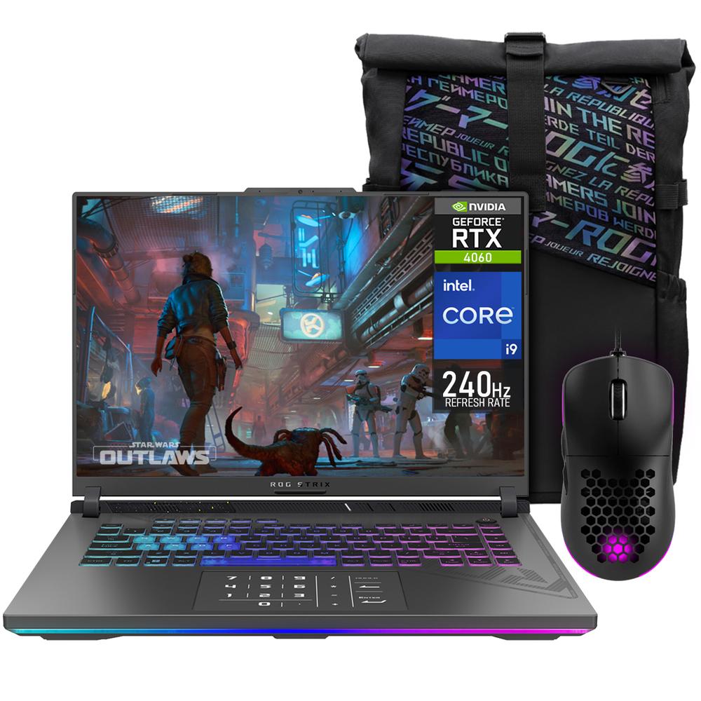 Foto 2 pulgar | Laptop Gamer ASUS Rog Strix G16 Geforce Rtx 4060 Intel Core I9 14900hx 64gb Ram 3tb Ssd 16'' W11h Mochila