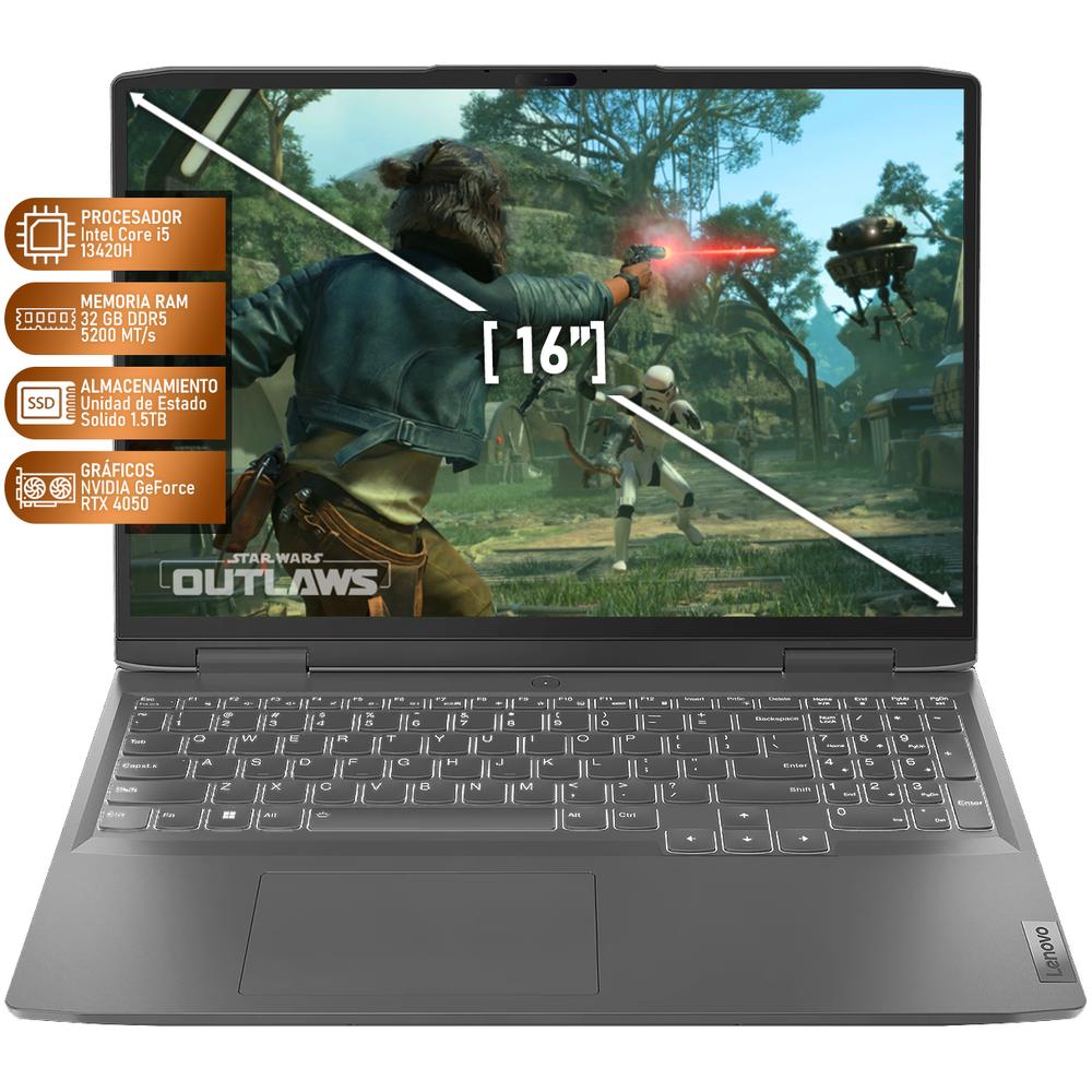 Foto 3 pulgar | Laptop Lenovo Loq Nvidia Geforce Rtx 4050 Intel Core I5 32gb Ram 1.5tb Ssd con Mouse