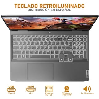 Foto 4 | Laptop Lenovo Loq Nvidia Geforce Rtx 2050 Intel Core I5 16gb Ram 512gb Ssd con Mouse