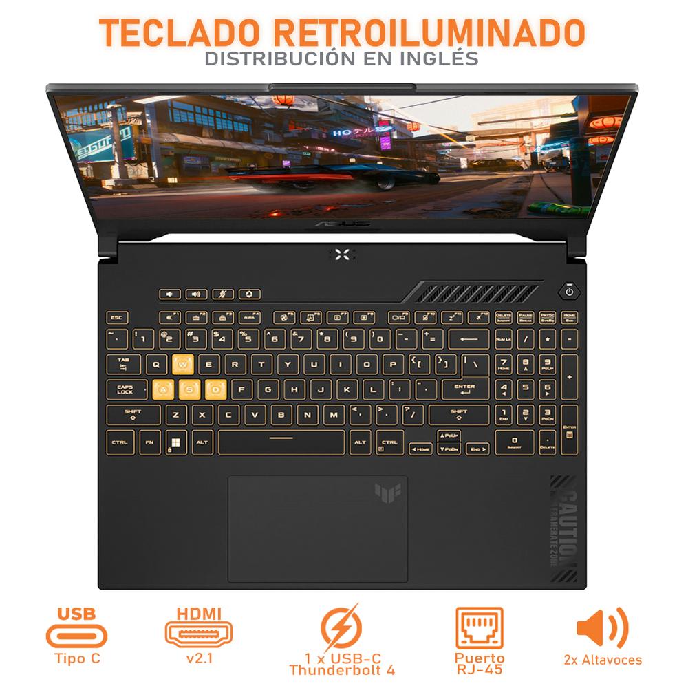 Foto 5 pulgar | Laptop Gamer Asus Tuf Gaming F15 RTX 4070 Teclado en Inglés