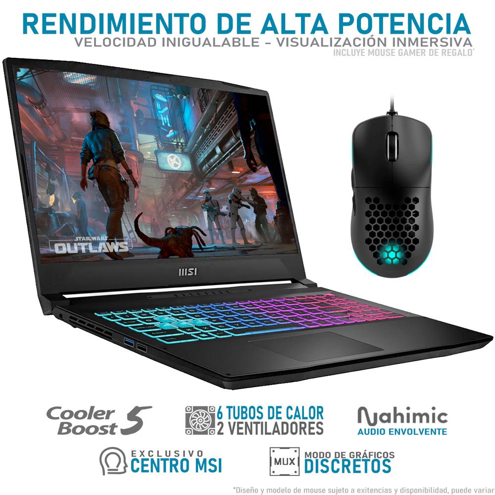 Foto 4 pulgar | Laptop Gamer MSI Katana 15 RTX 4070 Intel Core i7 32GB RAM 1TB SSD 15.6'' 144Hz