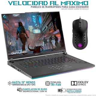 Foto 3 | Laptop Asus Rog Strix G16 16" Intel Core I7 32gb 1.5tb Ssd con Mouse