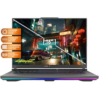 Foto 2 | Laptop Asus Rog Strix G16 16" Intel Core I7 64gb 1.5tb Ssd con Mouse