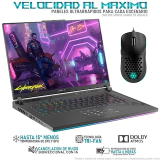 Foto 3 | Laptop Asus Rog Strix G16 16" Intel Core I7 64gb 1.5tb Ssd con Mouse