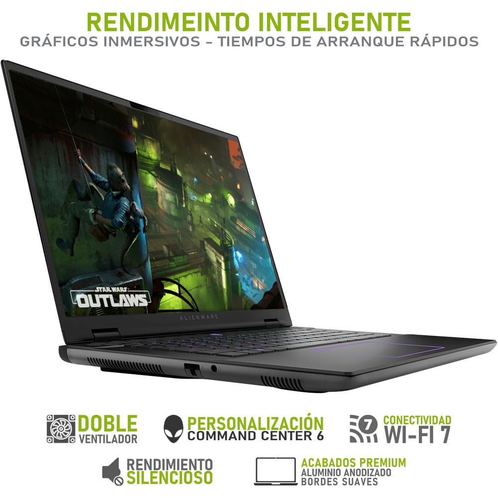 Foto 4 pulgar | Laptop Gamer Alienware M16 R2 Geforce Rtx 4070 Intel Core Ultra 9 185h 32gb Ram 1tb Ssd 16'' 240hz W11h Teclado En Ingl