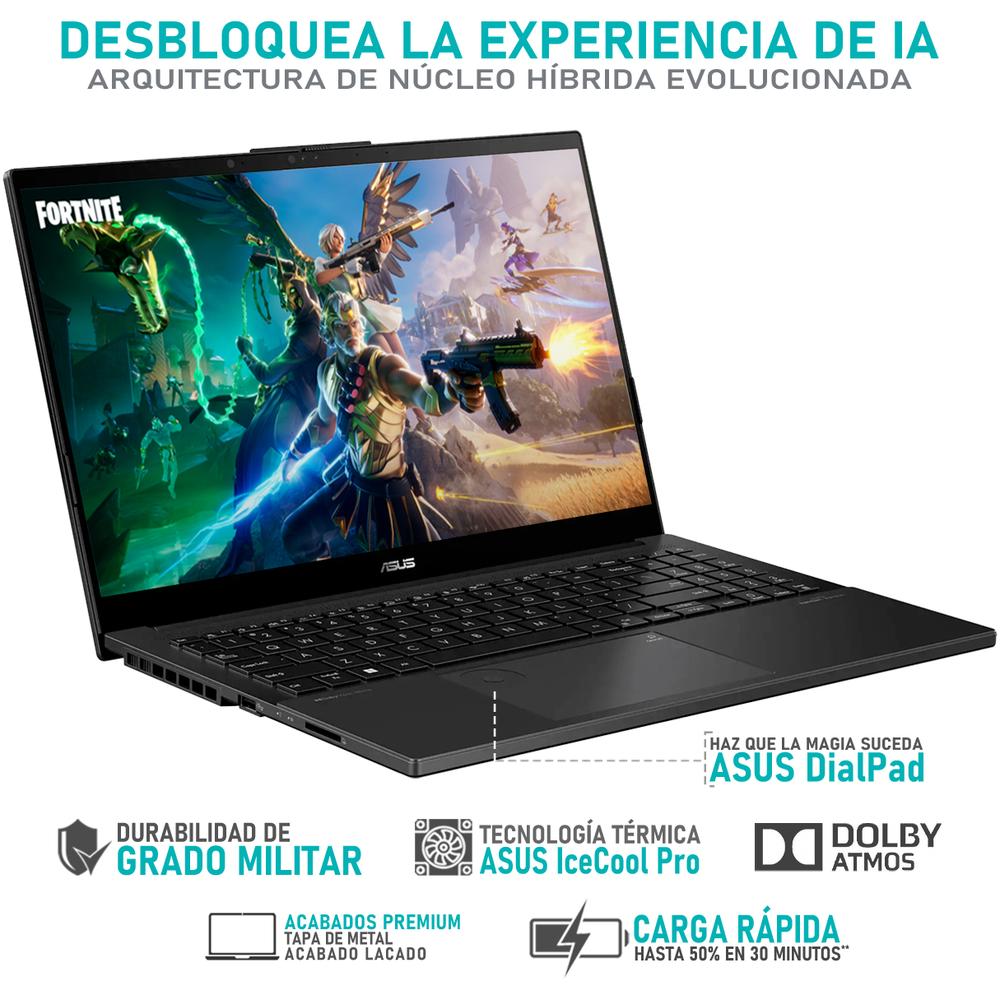 Foto 4 pulgar | Laptop Gamer Asus Vivobook Pro 15 Geforce Rtx 3050 Intel Core Ultra 7 155h 16gb Ram 1tb Ssd Oled 15.6'' W11h Tecla