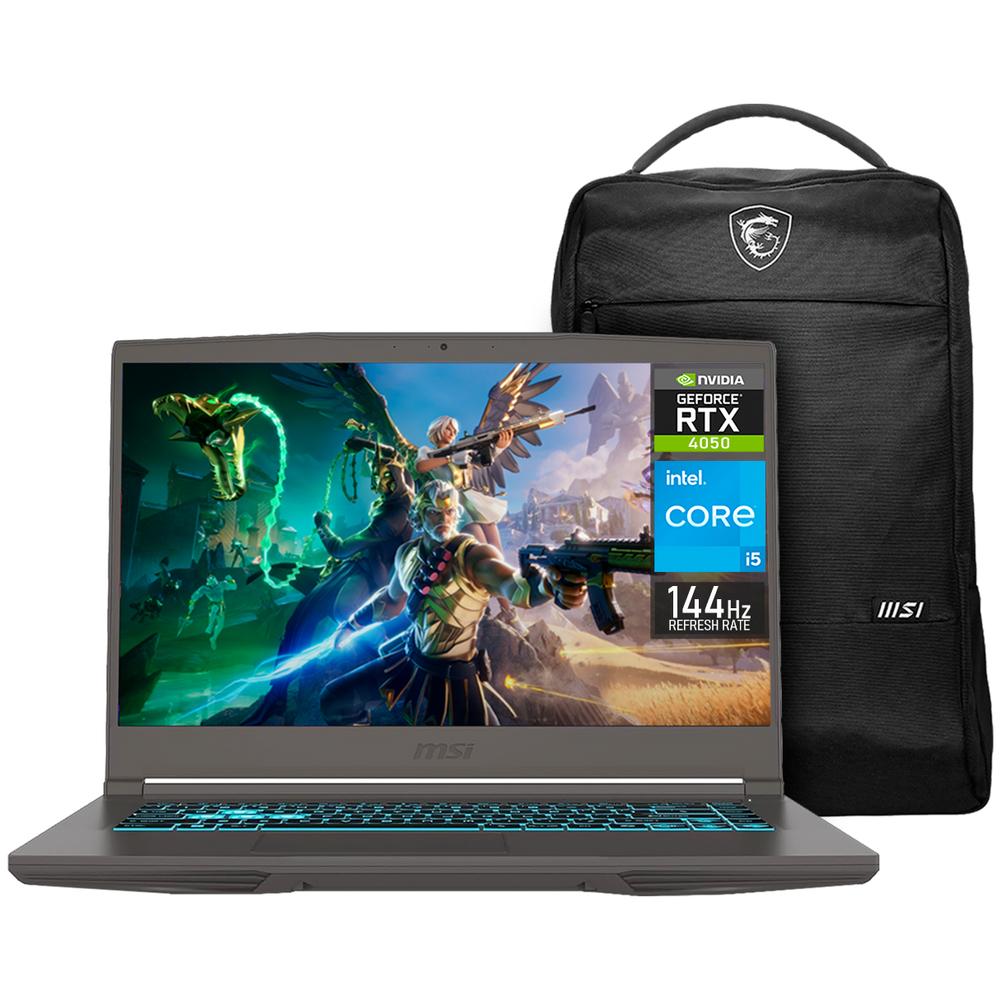 Foto 2 pulgar | Laptop Gamer Msi Thin 15 Rtx 4050 Intel Core I5 12450h 16gb Ram 512gb Ssd 15.6'' 165hz W11h + Mochila Teclado En Españo