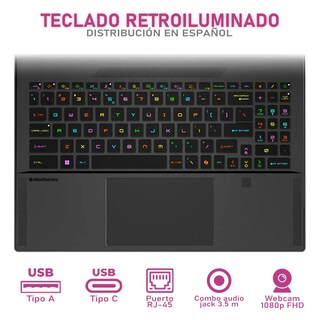 Foto 5 | Laptop Gamer MSI Stealth A16 Geforce RTX 4060 AMD Ryzen 9 365 50 Tops 32GB RAM 1TB SSD 16'' 240hz W11H Teclado Español
