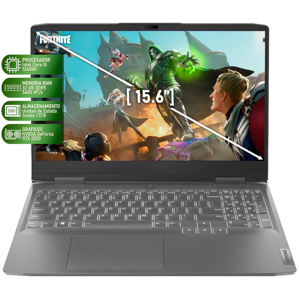 Foto 3 pulgar | Laptop Gamer Lenovo Loq Nvidia Geforce Rtx 2050 4gb Intel Core I5 12450h 32gb Ram 1.5tb Ssd 15.6'' W11h Teclado en Es