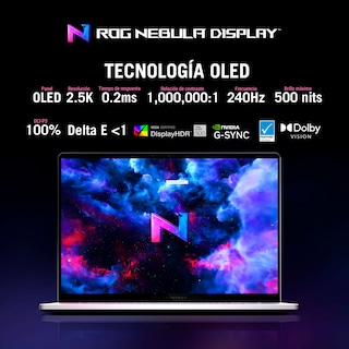Foto 3 | Laptop Gamer ROG Zephyrus G16, RTX 4070, Ryzen AI 9 HX 370, 32GB RAM, 2TB, 16'' 2.5K OLED, blanco