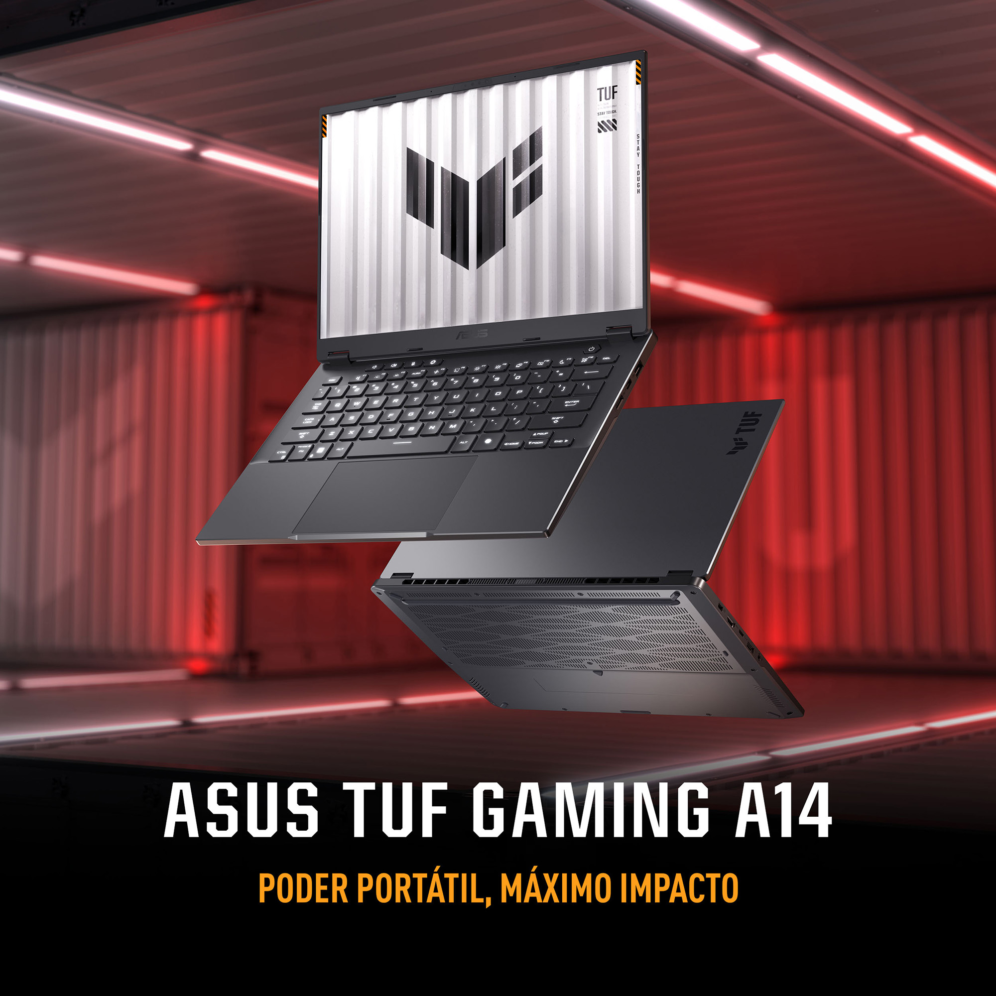 Foto 3 pulgar | Laptop Asus TUF Gaming A14, RTX 4060, Ryzen AI 9 HX 370, 16GB RAM, 1TB, 14'' 2.5K