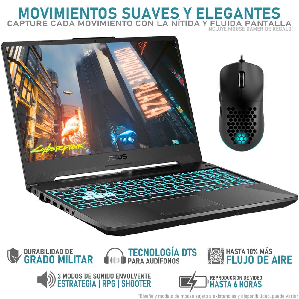 Foto 4 pulgar | Laptop Gamer Asus Tuf Gaming A15 Geforce Rtx 3050 Amd Ryzen 7 7435hs 16gb Ram 1tb Ssd 15.6'' W11h Teclado En Ingles