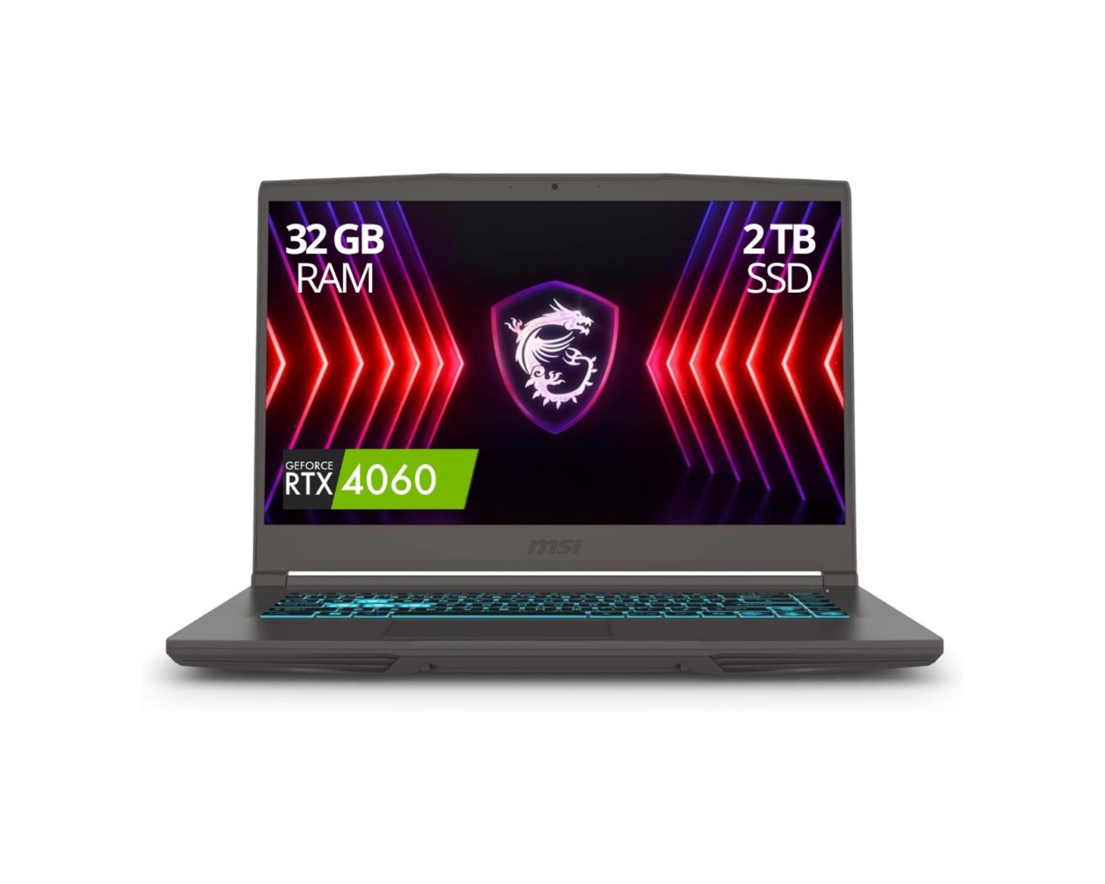 Foto 2 pulgar | ''laptop Gamer Msi Thin A15 B7vf 15.6'''' Fhd 144hz Amd Ryzen 7 4.75ghz 32gb Ram 2tb Ssd Nvidia Geforce Rtx 4060 W11h