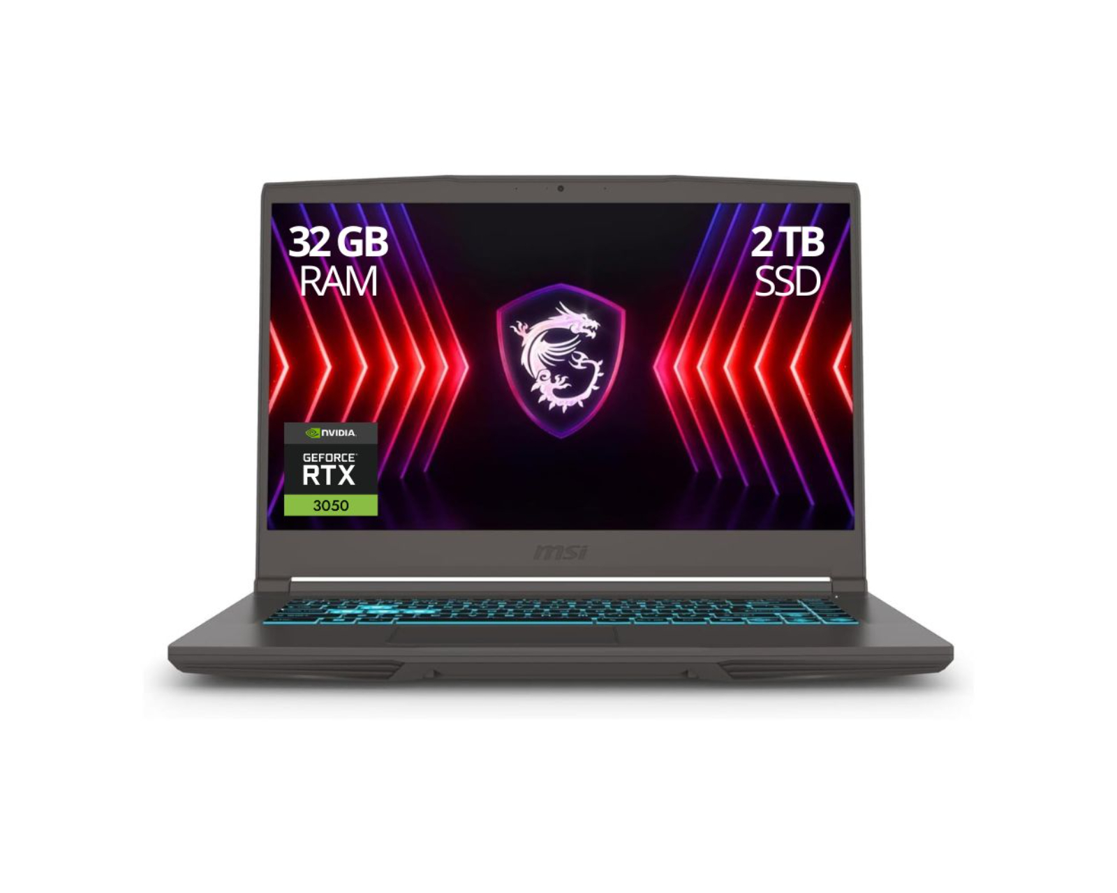 Foto 2 pulgar | Laptop Gamer Msi Thin A15 B7uc 15.6'' Fhd 144hz Amd Ryzen 5 4.55ghz 32gb Ram 2tb Ssd Nvidia Geforce Rtx 3050 4gb Gddr