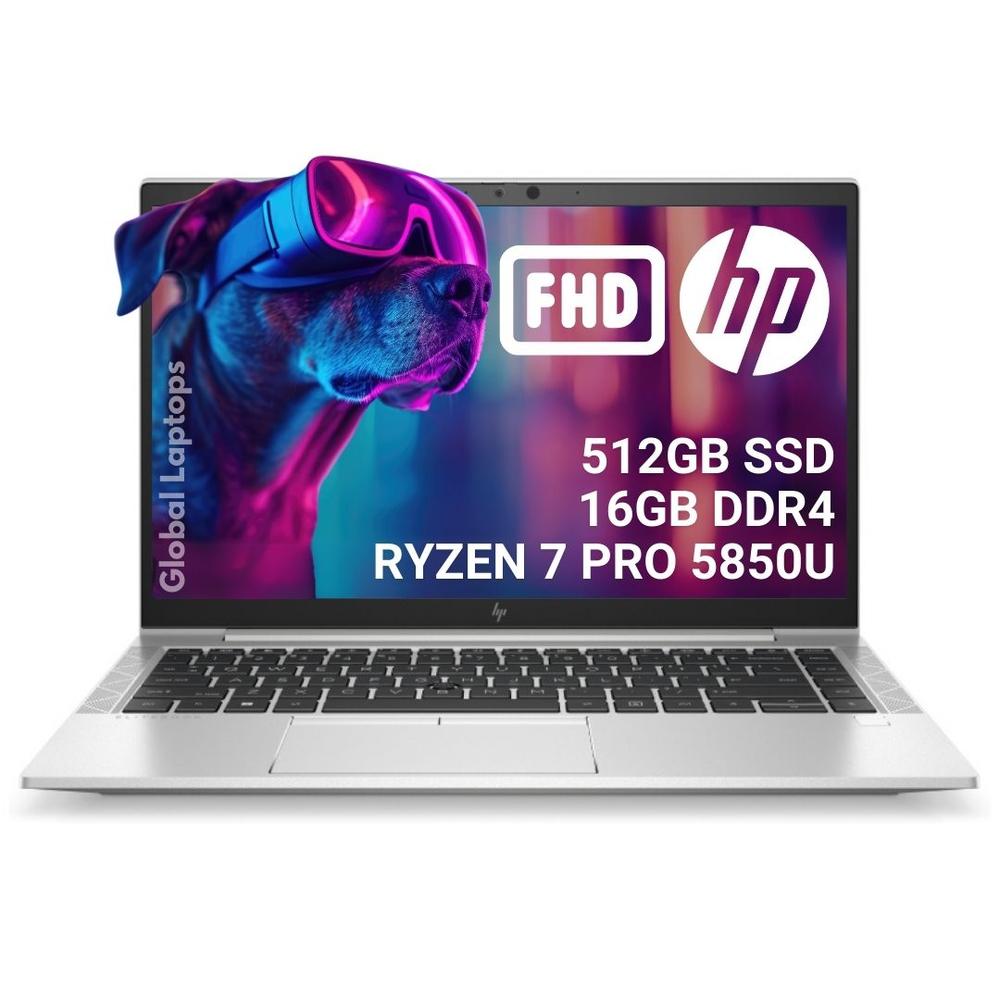 Laptop Hp Elitebook Ryzen 7 Pro 5850u 16gbram 512 Ssd Fhd Win 11 Pro