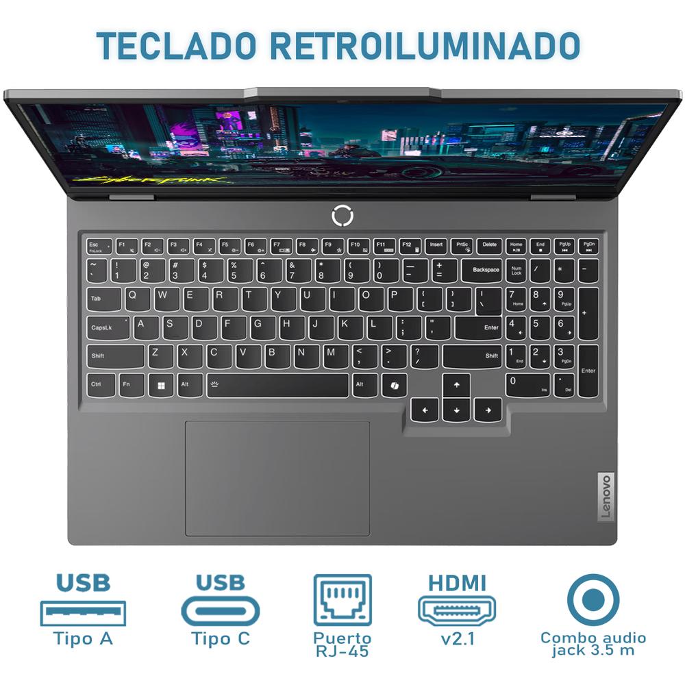 Foto 5 pulgar | Laptop Gamer Lenovo Loq Nvidia Rtx 3050 Amd Ryzen 5 7235hs 16gb Ram 512gb Ssd 15.6'' W11h Teclado En Español + Mouse Dx