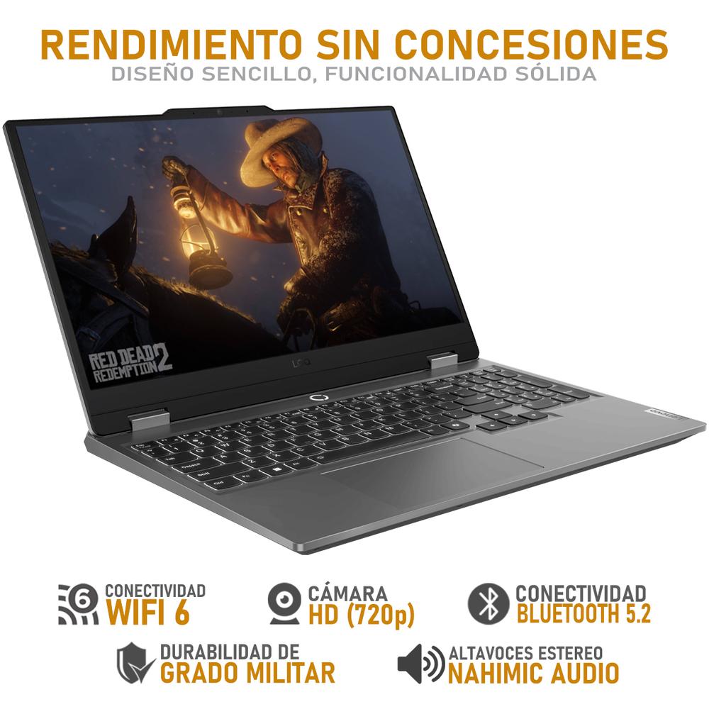 Foto 4 pulgar | Laptop Gamer Lenovo Loq Nvidia Geforce Rtx 3050 Amd Ryzen 5 7235hs 32gb Ram 1tb Ssd 15.6'' Windows 11 Home Teclado