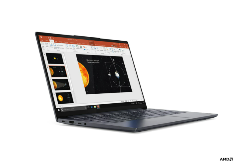 Foto 2 pulgar | Laptop Lenovo Yoga Slim 7-14are05 14'' Full Hd, Amd Ryzen 5 4500u 2.30ghz, 8gb, 256gb Ssd, Windows 10 Home