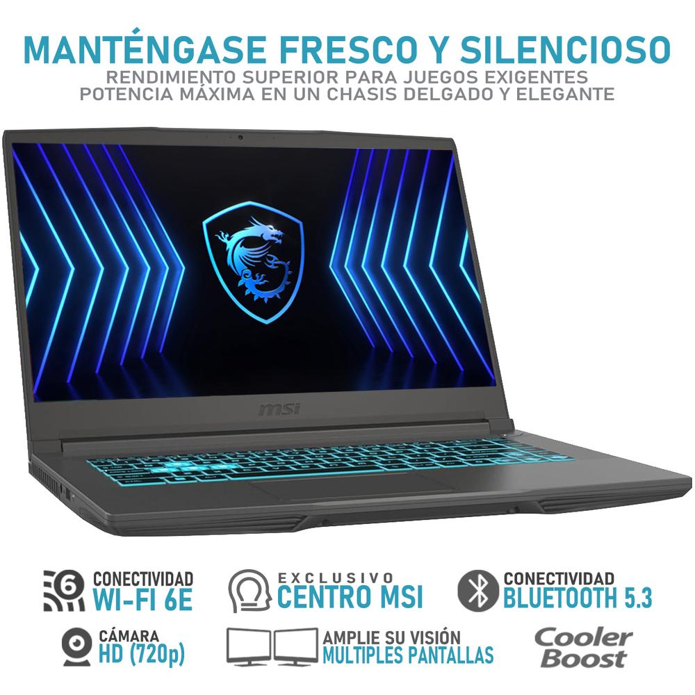 Foto 3 | Laptop Gamer Msi Thin A15 Nvidia Geforce Rtx 3050 Amd Ryzen 5 7535hs 16gb Ram 512gb Ssd 15.6'' W11h Teclado En Español