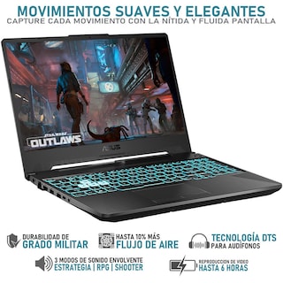 Foto 3 | Laptop Gamer Asus Tuf Gaming A15 Nvidia Geforce Rtx 4050 Amd Ryzen 7 7735hs 16gb Ram 1tb Ssd 15.6'' W11h Teclado En