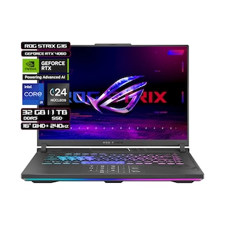 Foto 1 | Laptop Gamer Asus Rog Strix G16 RTX 4060 Intel Core™ I9 14900hx 32GB 1TB Verde