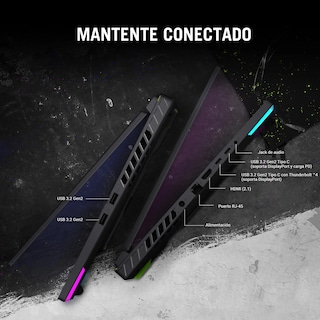 Foto 6 | Laptop Gamer Asus Rog Strix G16 RTX 4060 Intel Core™ I9 14900hx 32GB 1TB Verde