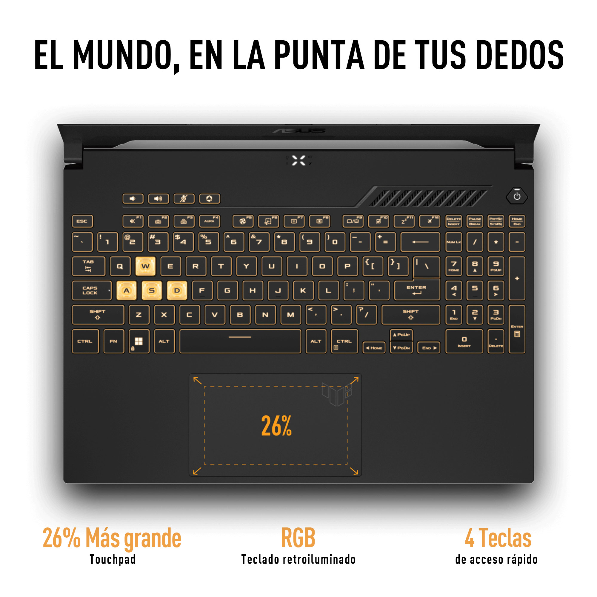 Foto 4 pulgar | Laptop ASUS TUF Gaming F15 Intel Core i5-12500H  RTX 3050 8 GB 512GB SSD Windows 11 Gris