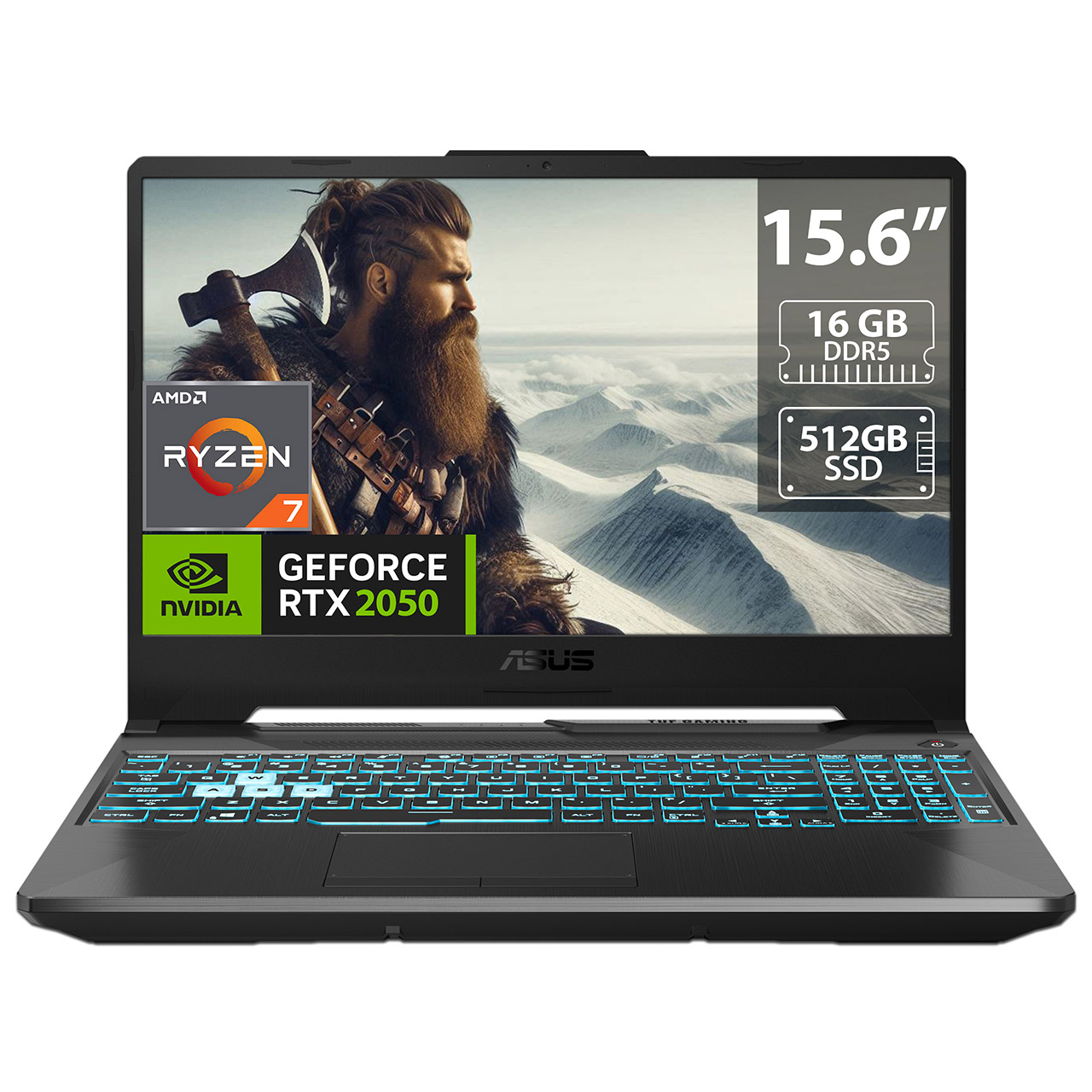 Foto 1 | Laptop Gamer Asus Tuf Gaming A15: Amd Ryzen 7 7435hs, Ram 16gb Ddr5, Ssd 512gb, Pantalla 15.6'', Rtx 2050, Windows 11