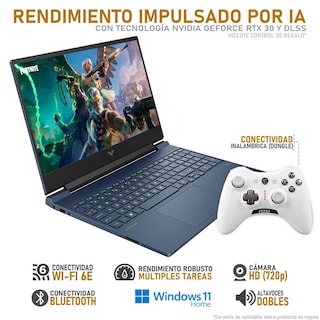 Foto 3 | Laptop Gamer Hp Victus Nvidia Geforce Rtx 3050 Intel Core I5 12450h 24gb Ram 512gb Ssd 15.6'' Windows 11 Home + Contr
