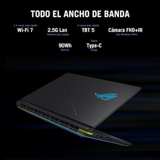 Foto 2 | Laptop Gamer Asus Rog Strix G18 18'' Windows 11 Home Intel Core Ultra 9 Nvidia Geforce Rtx 4070 Ti 32gb Ram 1tb Ssd Neg