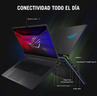 Foto 3 | Laptop Gamer Asus Rog Strix G18 18'' Windows 11 Home Intel Core Ultra 9 Nvidia Geforce Rtx 4070 Ti 32gb Ram 1tb Ssd Neg