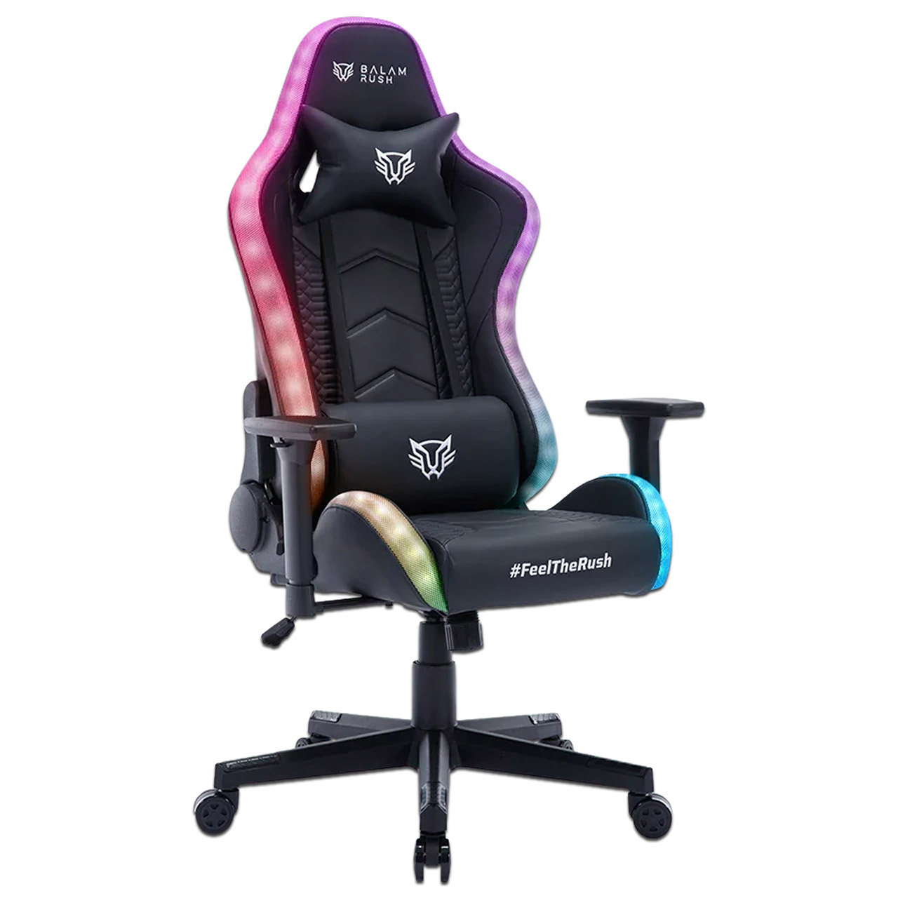 Silla Gamer Balam Rush Lightning Rush V2, Soporta Hasta 150kg, Iluminación Rgb