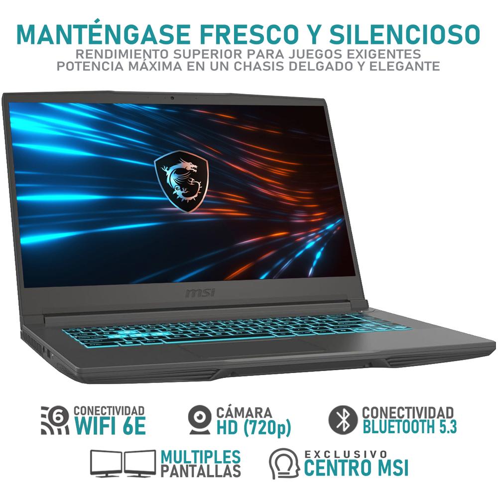 Foto 4 pulgar | Laptop Gamer Msi Thin 15 B13ve Geforce Rtx 4050 Intel Core I5 13420h 16gb Ram 1.4tb Ssd 15.6'' Teclado En Español +