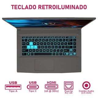 Foto 4 | Laptop Gamer Msi Thin 15 B13ve Geforce Rtx 4050 Intel Core I5 13420h 16gb Ram 1.4tb Ssd 15.6'' Teclado En Español +