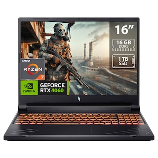 Foto 1 | Laptop Gamer Acer Nitro V: Ryzen 7 8845hs, Ram 16gb, Ssd 1tb, Pantalla 16'', Rtx 4060, Windows 11 Home