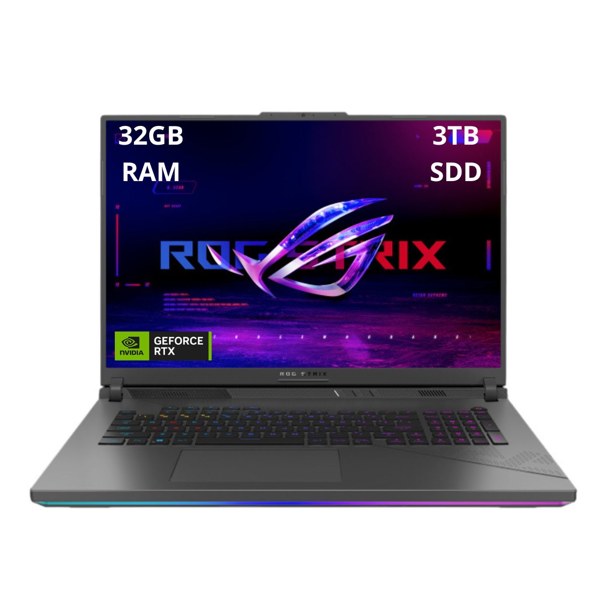 Laptop Gamer Asus Rog Strix G18 Intel Core Ultra 9, 32gb Ram, 3tb Ssd, Rtx 5070 Ti, Windows 11 Home