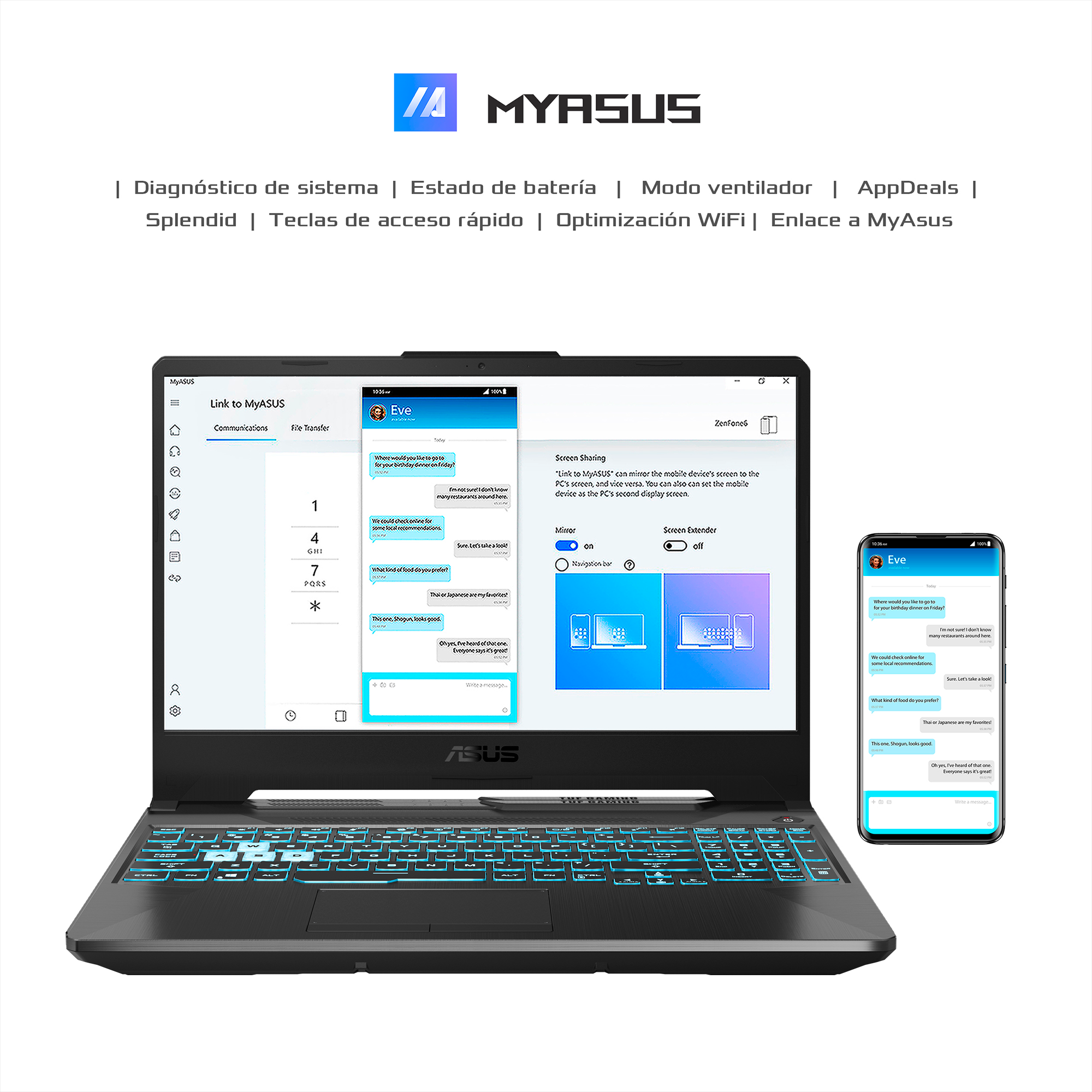 Foto 6 pulgar | Laptop Gamer Asus Tuf A15, 15.6'', Windows 11, Amd Ryzen 5, Rtx 3050, 16gb Ram, 512gb Sdd, Negro