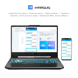 Foto 5 | Laptop Gamer Asus Tuf A15, 15.6'', Windows 11, Amd Ryzen 5, Rtx 3050, 16gb Ram, 512gb Sdd, Negro