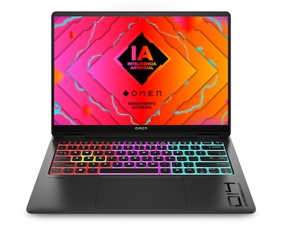 Foto 1 | Laptop Hp Gaming Omen Transcend 14-fb0001la 14 Pulgadas Windows 11 Intel Core Ultra 7 16 GB RAM 1 TB Ssd Negra