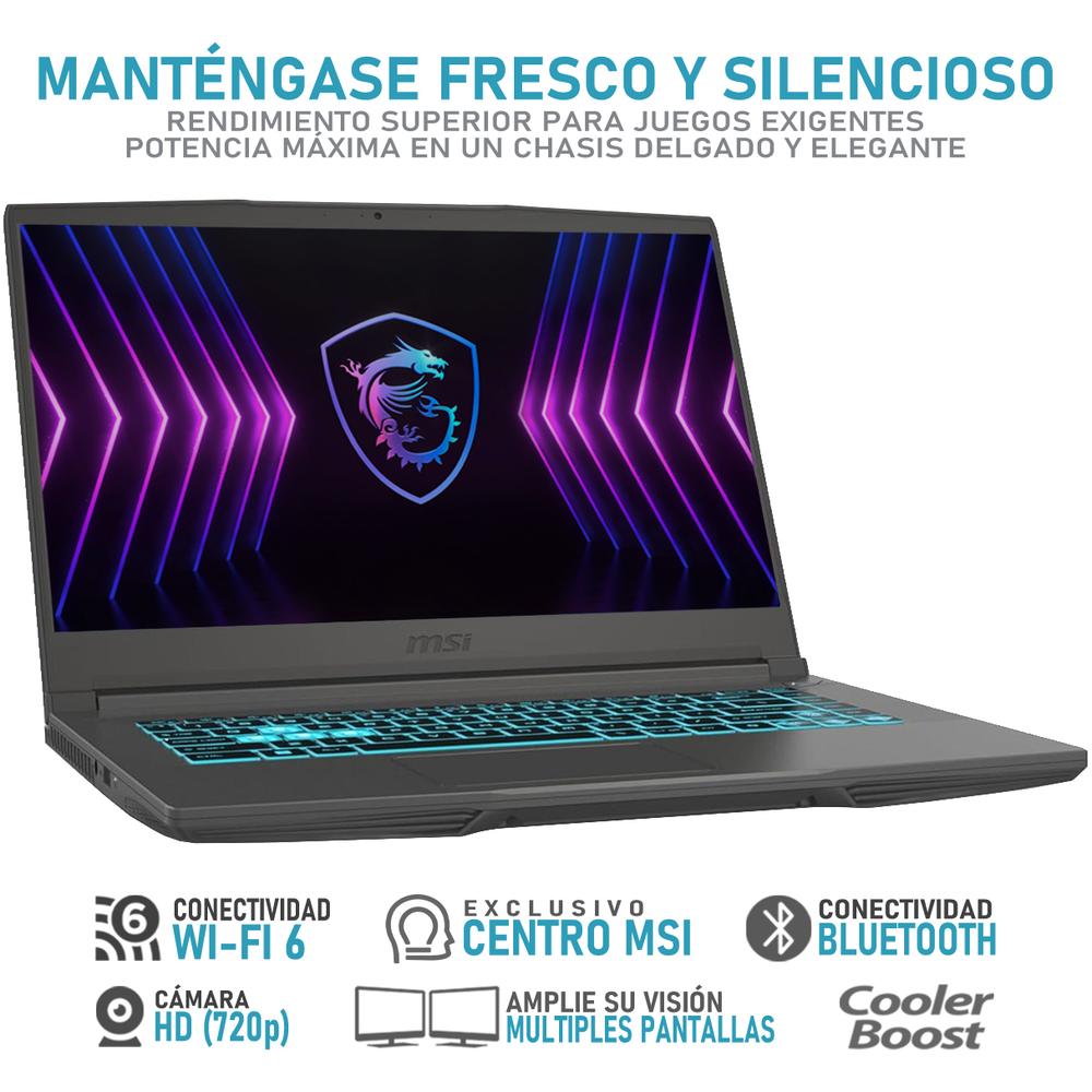 Foto 4 pulgar | Laptop Gamer Msi Thin 15 Geforce Rtx 4060 Intel Core I5 13420h 16gb Ram 512gb Ssd 15.6'' Windows 11 Home Teclado En In