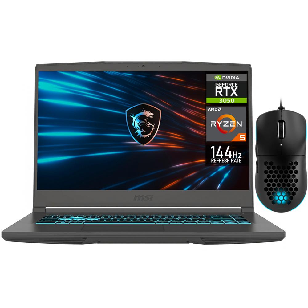 Foto 2 pulgar | Laptop Gamer Msi Thin 15 Geforce Rtx 3050 Amd Ryzen 5 7535hs 24gb Ram 512gb Ssd 15.6'' Teclado En Español + Mouse D