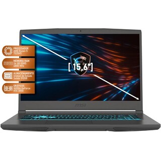Foto 2 | Laptop Gamer Msi Thin 15 Geforce Rtx 3050 Amd Ryzen 5 7535hs 24gb Ram 512gb Ssd 15.6'' Teclado En Español + Mouse D