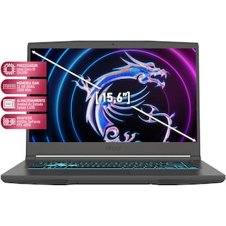 Foto 2 | Laptop Gamer Msi Thin 15 Geforce Rtx 4050 Intel Core I5 13420h 32gb Ram 1.4tb Ssd 15.6'' Teclado En Español Mochila Mo