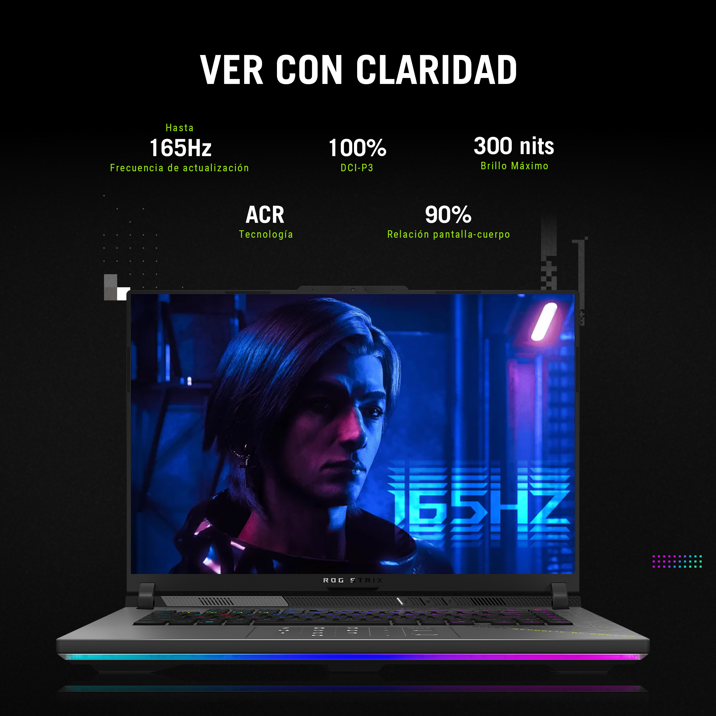 Foto 6 pulgar | Laptop Gamer ASUS ROG Strix G16 2025, AMD Ryzen 9 8940hx, RTX 5060, 16GB Ram, 1TB SSD, 16'' FHD+ 165hz