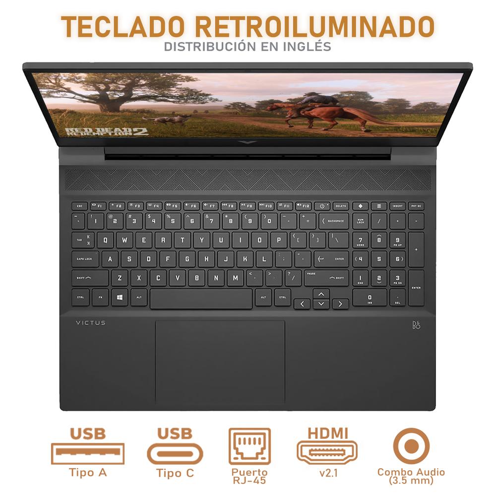Foto 5 pulgar | Laptop Gamer Hp Victus Nvidia Geforce Rtx 3050 Intel Core I5 13420h 8gb Ram 512gb Ssd 15.6'' Windows 11 Home Tecla