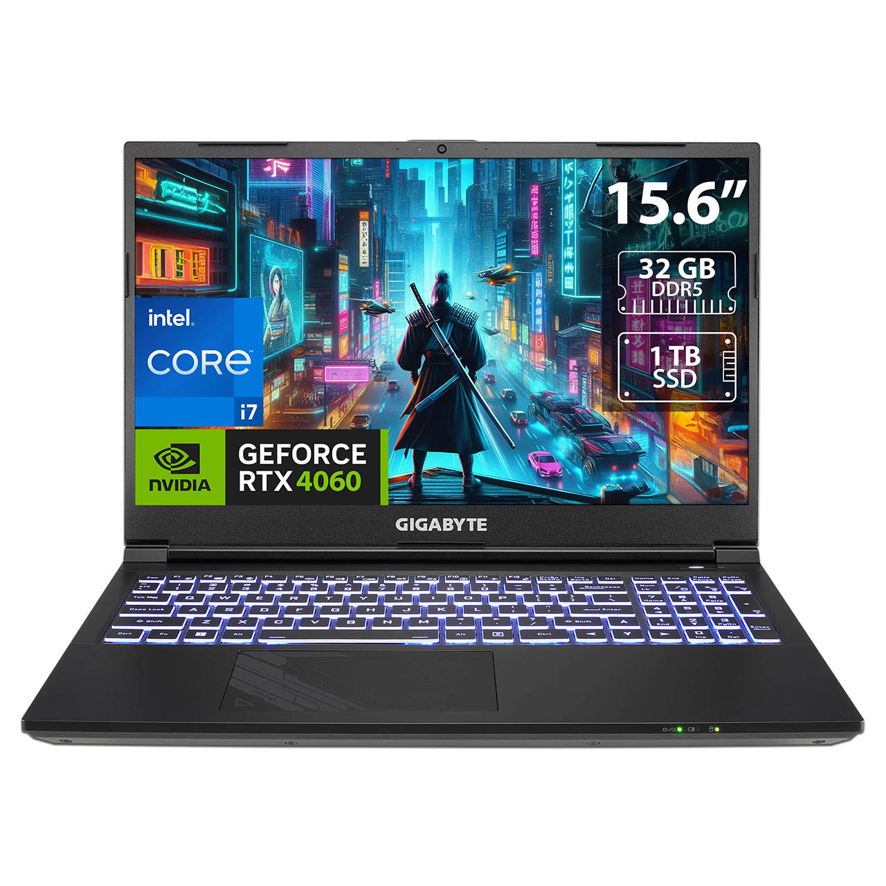 Foto 2 pulgar | Laptop Gamer Gigabyte G5: Intel Core I7 12650h, Ram 32gb, Ssd  1tb, Pantalla 15.6'', Rtx 4060, Windows 11 Home